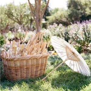 Chic Bamboo Parasols
